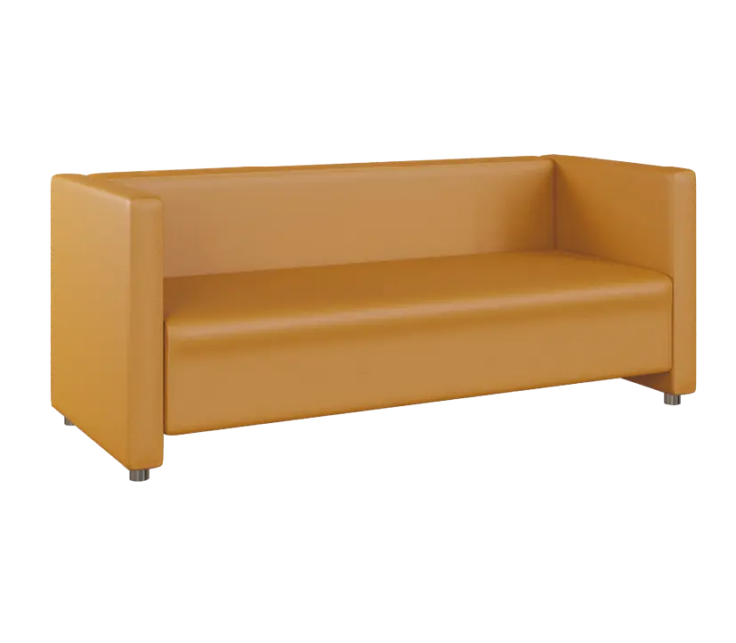 MIRA 3 pohovka, koženka světle hnědá